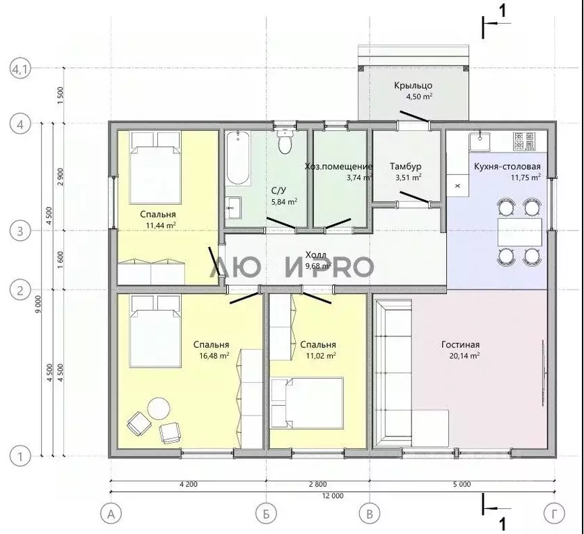 Дом в Ярославская область, Тутаевский муниципальный округ, Правый ... - Фото 2