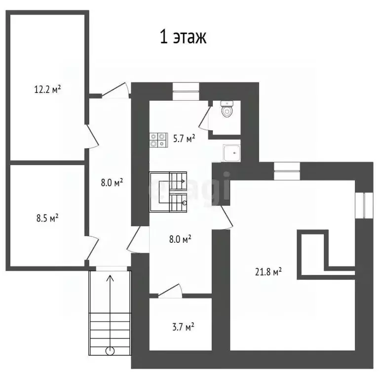 Дом в Челябинская область, Миасс ул. Марины Расковой, 38 (113 м) - Фото 2