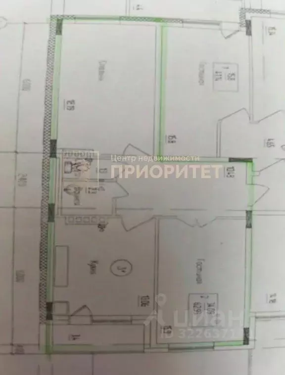 2-к кв. Саха (Якутия), Якутск Якутская ул., 2/15 (64.0 м) - Фото 2