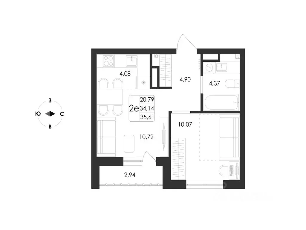 2-к кв. Воронежская область, Воронеж Первое Мая мкр, Май жилой ... - Фото 0