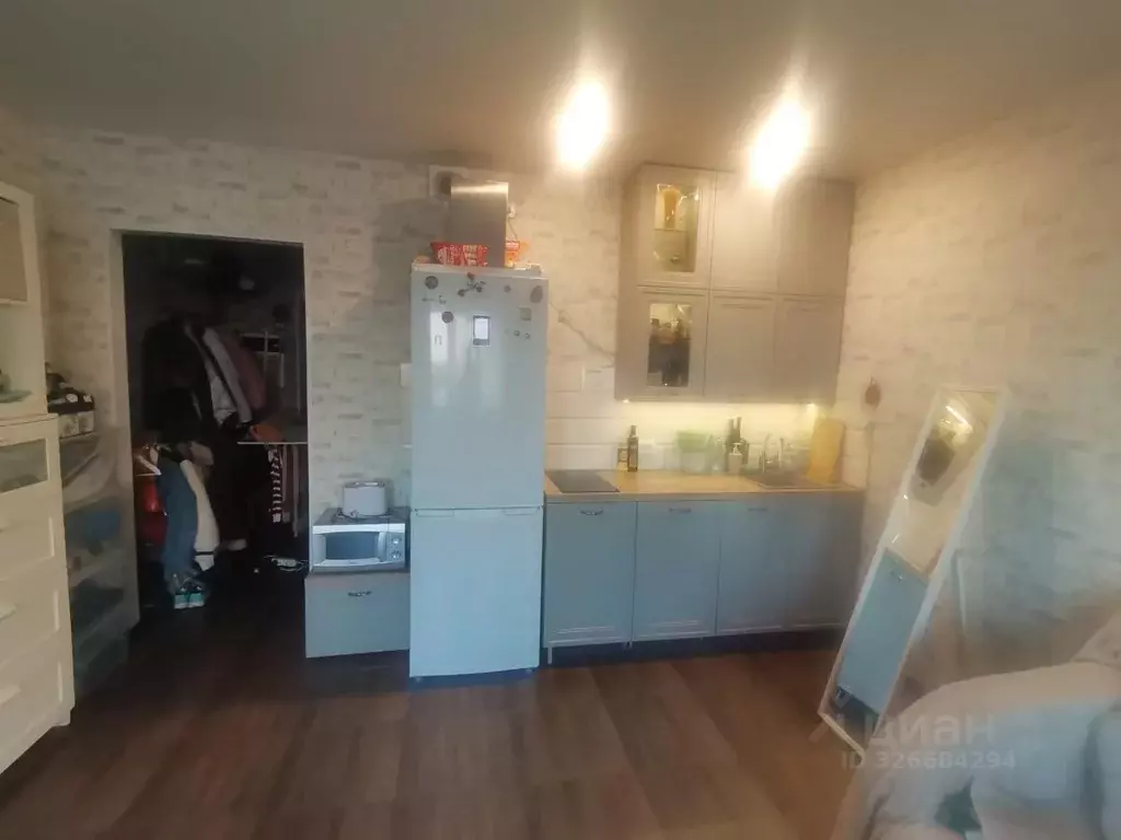 Студия Московская область, Домодедово Южный мкр, ул. Курыжова, 16 ... - Фото 1