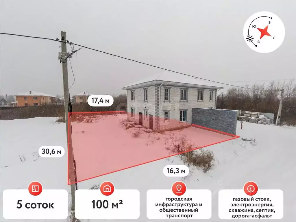 Дом в Тюменская область, Тюмень ул. Григория Алексеева (100 м) - Фото 1