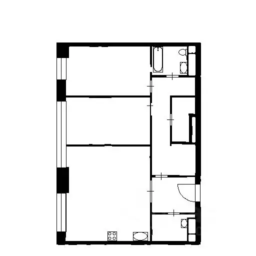 3-к кв. Москва ул. Василисы Кожиной, 13 (96.8 м) - Фото 2