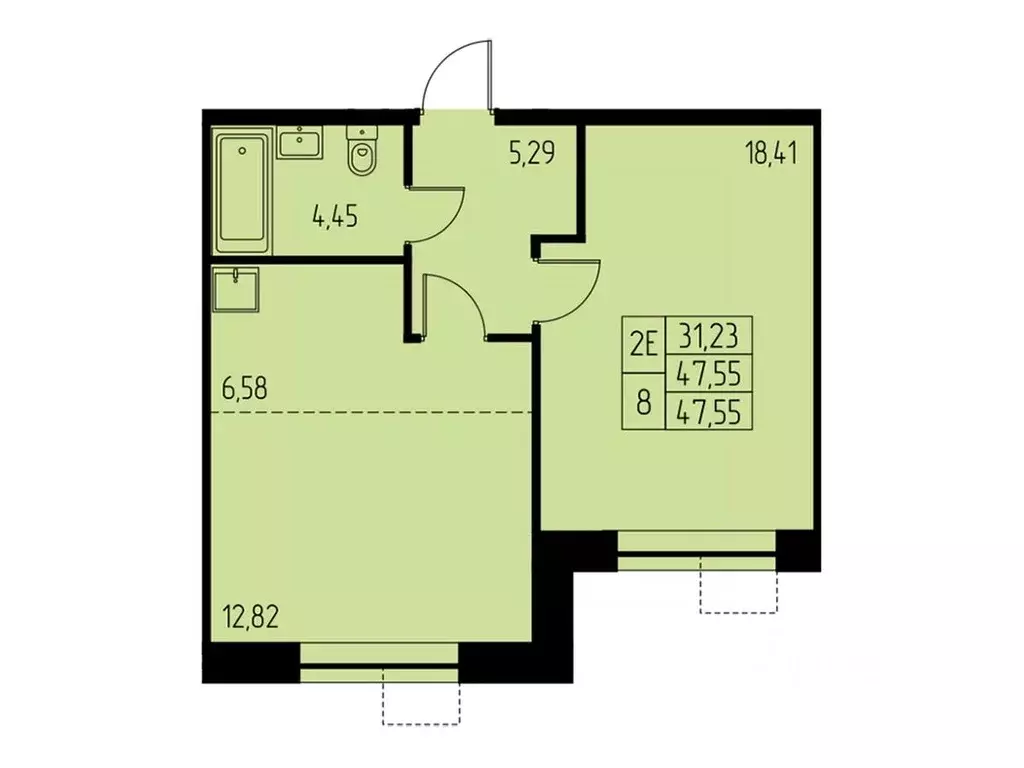 2-к кв. Московская область, Ивантеевка Пушкинский городской округ, ул. ... - Фото 1