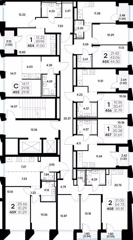 2-комнатная квартира: Казань, Московский район (55.81 м) - Фото 2