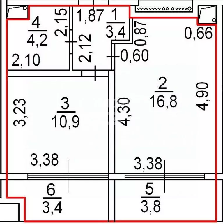 2-к кв. Крым, Феодосия муниципальный округ, Коктебель пгт ул. ... - Фото 2