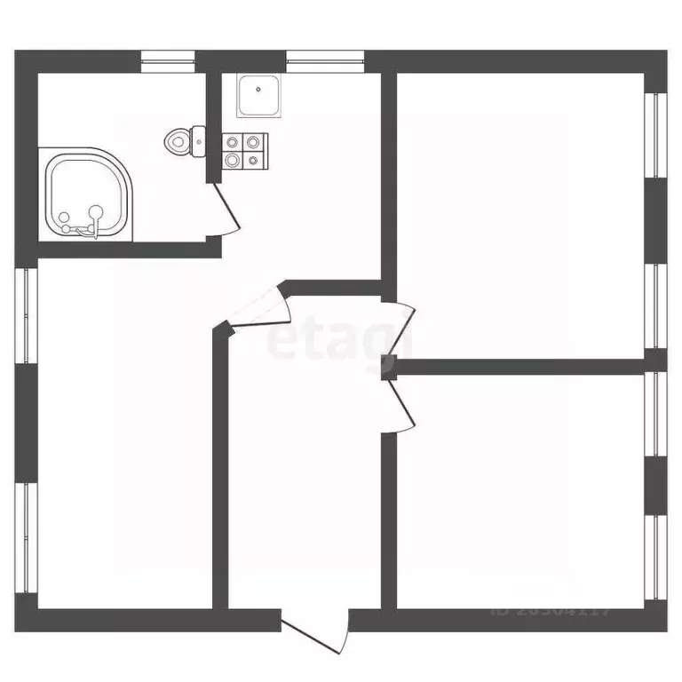 3-к кв. Севастополь ул. Ленина, 16 (95.6 м) - Фото 2
