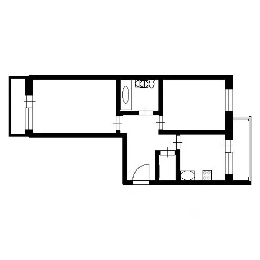 2-к кв. Санкт-Петербург Союзный просп., 4 (60.0 м) - Фото 2