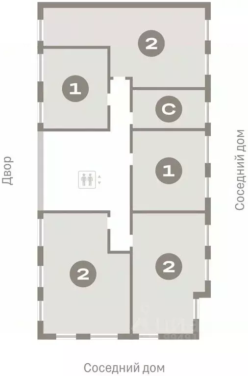2-к кв. Новосибирская область, Новосибирский район, Краснообск рп, 3-й ... - Фото 1