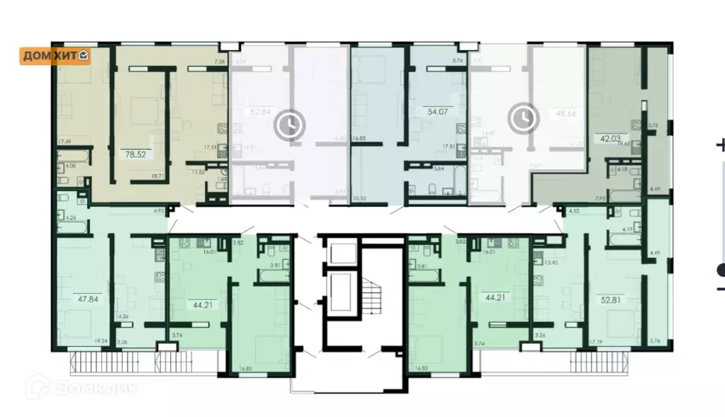 Продаётся 2-к квартира, 54 м - Фото 1