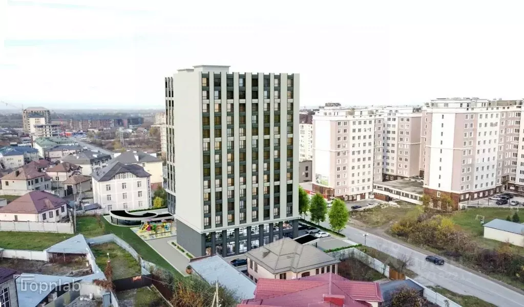 1-к кв. Кабардино-Балкария, Нальчик ул. Атажукина (51.47 м) - Фото 2