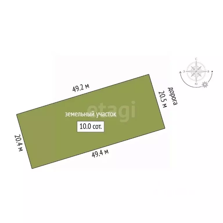 Участок в Саха (Якутия), Якутск ул. Сайдыы, 27/6 (9.97 сот.) - Фото 2