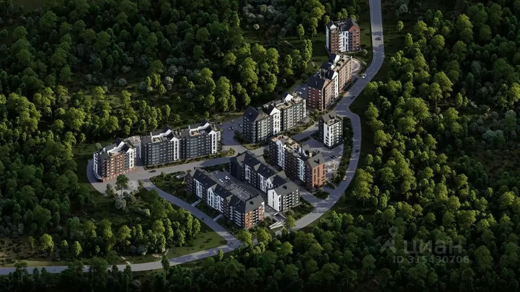 1-к кв. Калининградская область, Светлогорск Лесная Сказка жилой ... - Фото 1