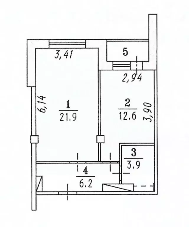 1-к кв. Омская область, Омск просп. Комарова, 21К1 (44.6 м) - Фото 1
