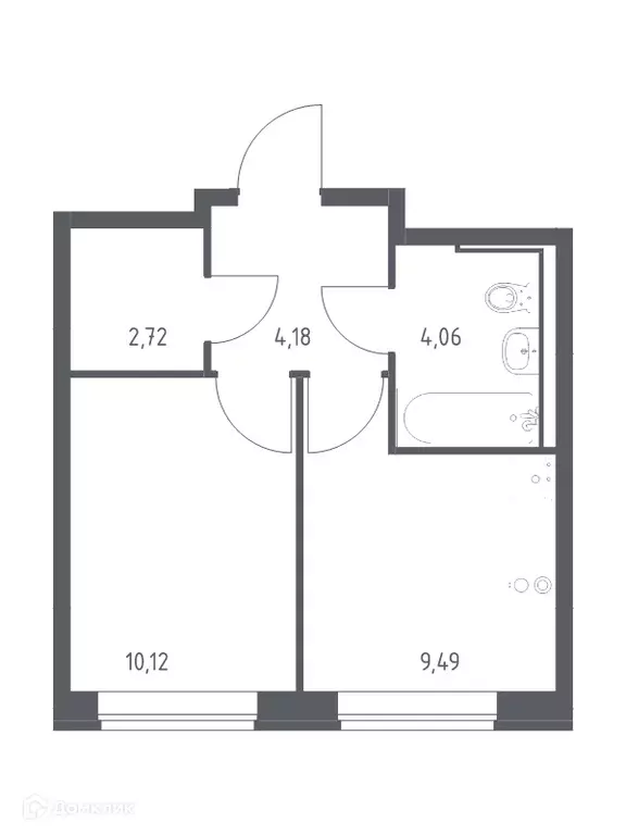 Продаётся 1-к квартира, 30.6 м - Фото 0