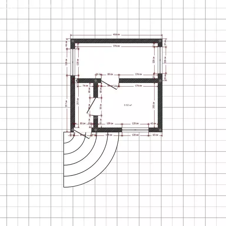 Дом в село Безгодовка, Центральная улица (34.7 м) - Фото 1