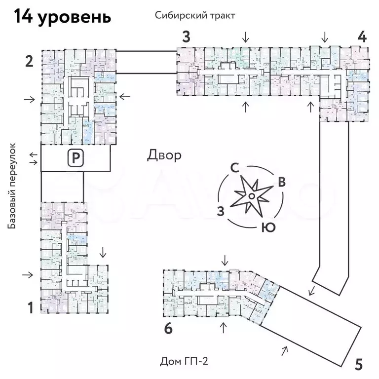 2-к. квартира, 36,3 м, 14/32 эт. - Фото 1