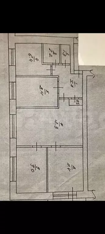 3-к. квартира, 64 м, 1/5 эт. - Фото 0