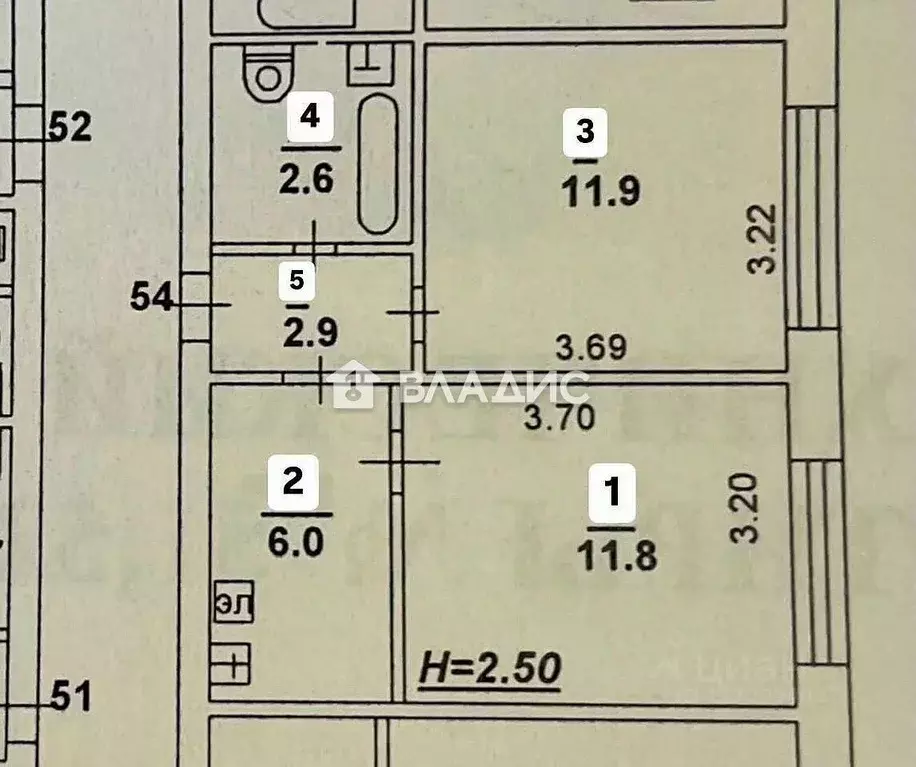 2-к кв. Ростовская область, Ростов-на-Дону ул. Содружества, 82 (35.0 ... - Фото 2