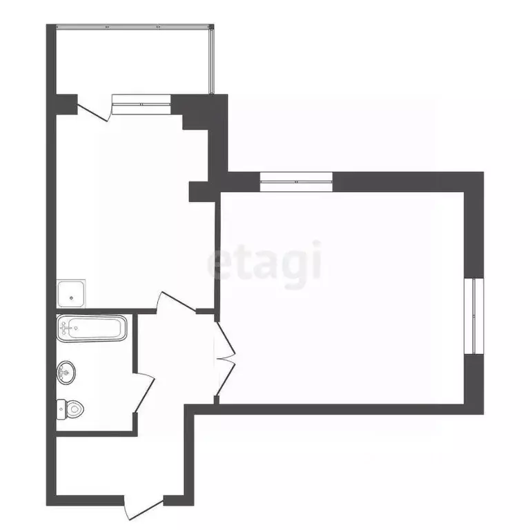 Студия Красноярский край, Красноярск Караульная ул., 39 (46.5 м) - Фото 2
