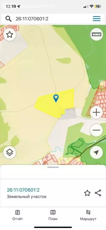 Участок в Ставропольский край, Шпаковский муниципальный округ, хутор ... - Фото 1