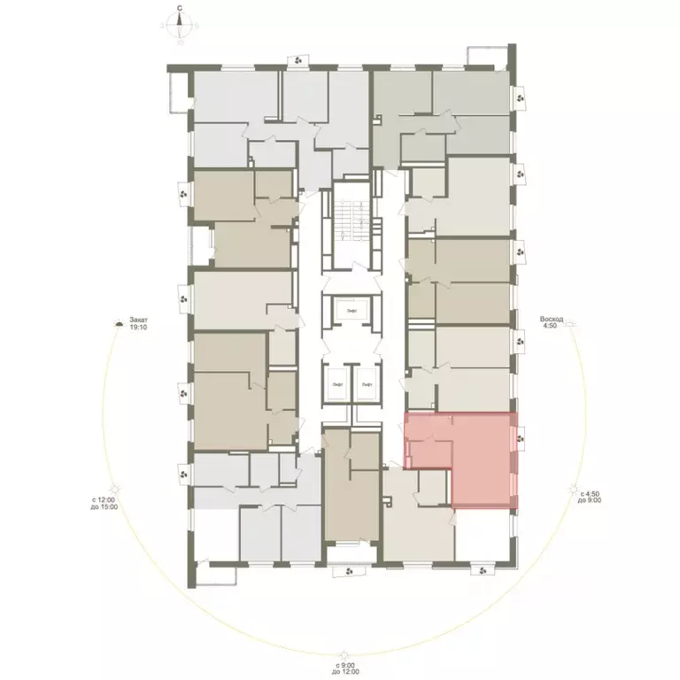 1-к кв. Башкортостан, Уфа Родина Парк жилой комплекс (34.0 м) - Фото 2