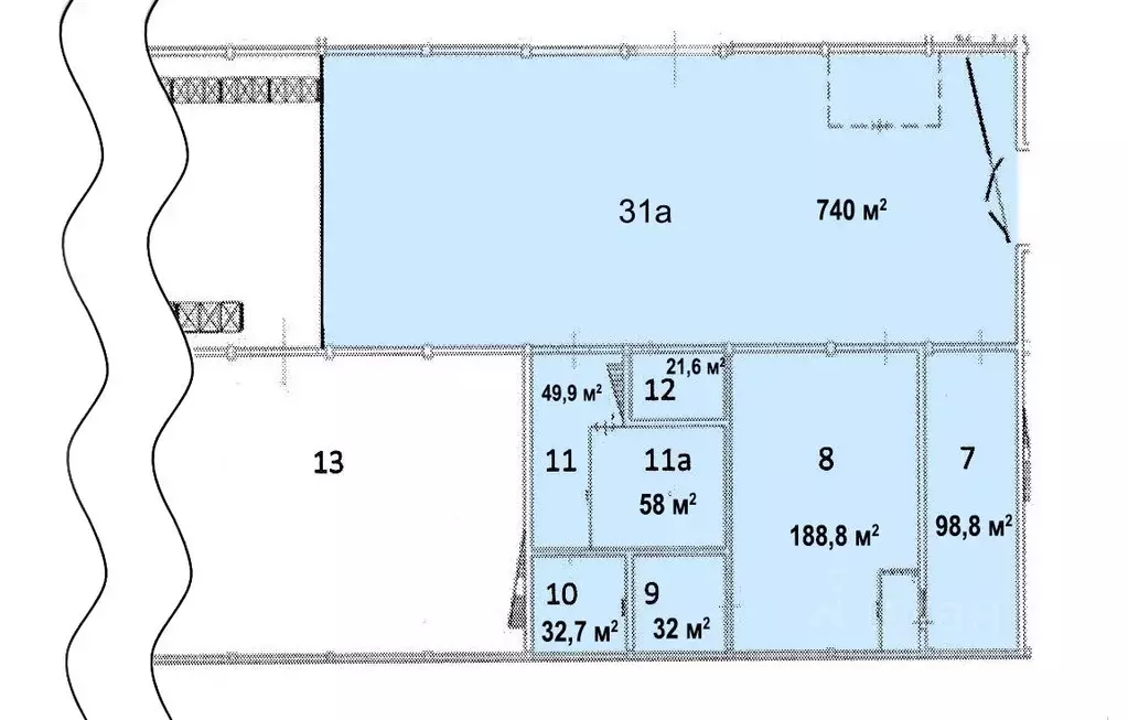Склад в Москва Дорожная ул., 3к19с1 (1222 м) - Фото 1