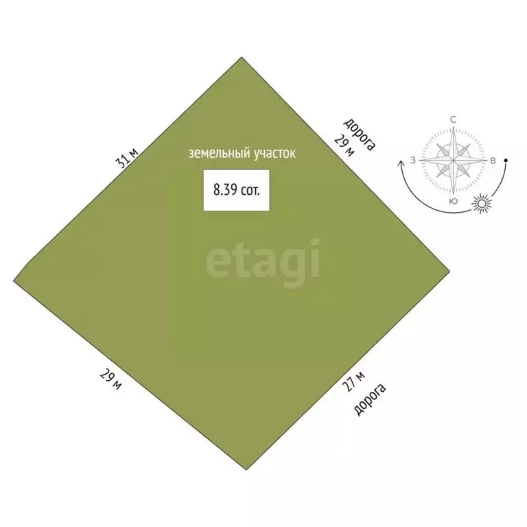 Участок в Тюменская область, Тюменский муниципальный округ, д. Большие ... - Фото 0
