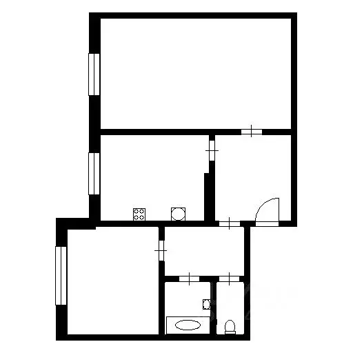 2-к кв. Санкт-Петербург ул. Маршала Казакова, 28К3 (51.3 м) - Фото 2
