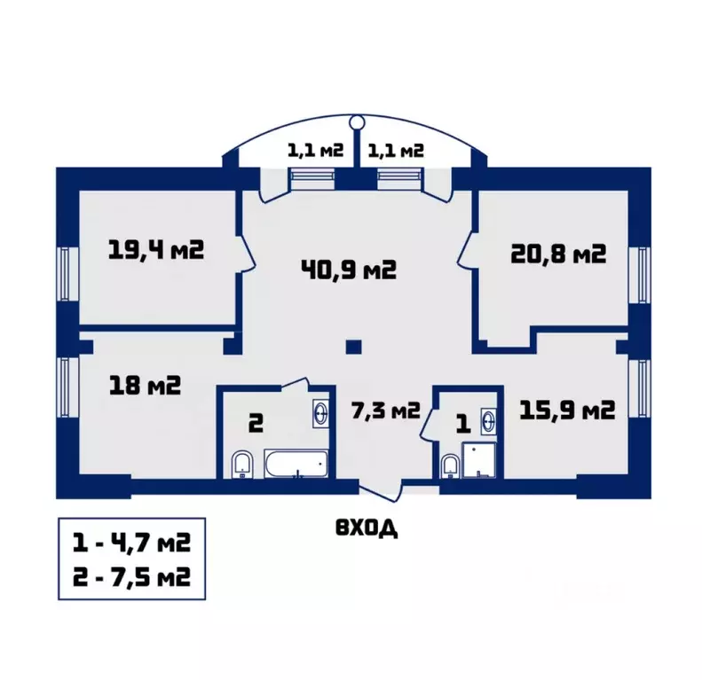 4-к кв. Санкт-Петербург, Санкт-Петербург, Пушкин Жуковско-Волынская ... - Фото 1