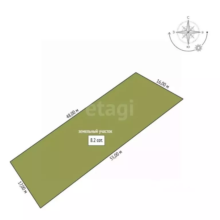 Участок в Амурская область, Благовещенский район, Медовая тер.  (8.2 ... - Фото 2