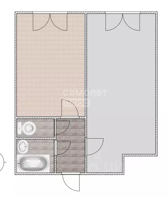 Комната Москва Булатниковская ул., 3К4 (12.9 м) - Фото 2