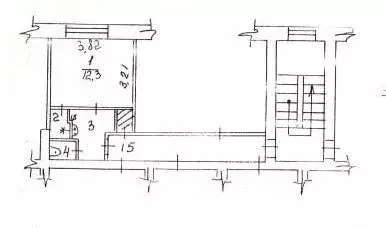 1-к кв. Пермский край, Березники Юбилейная ул., 69 (18.2 м) - Фото 2