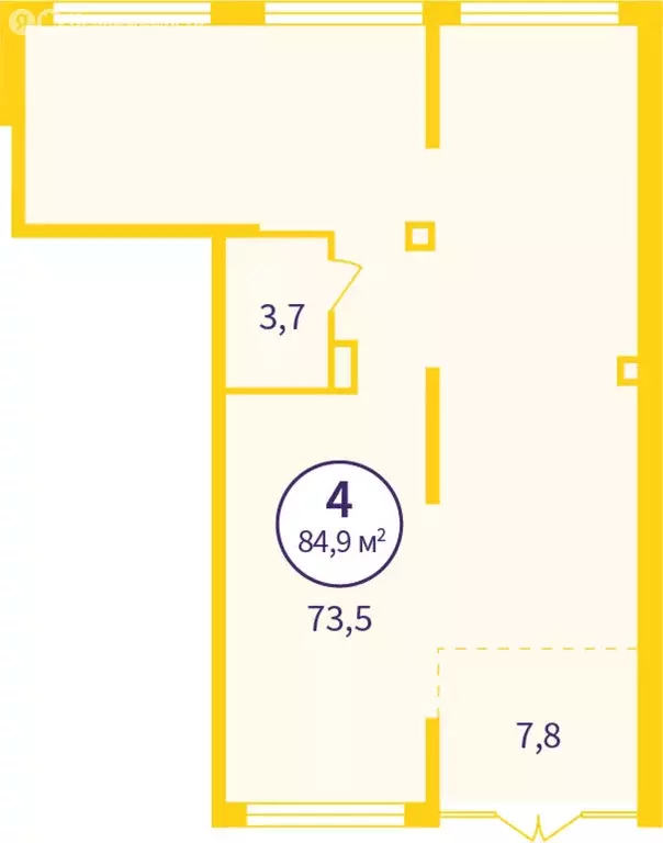 Помещение свободного назначения (85 м) - Фото 1