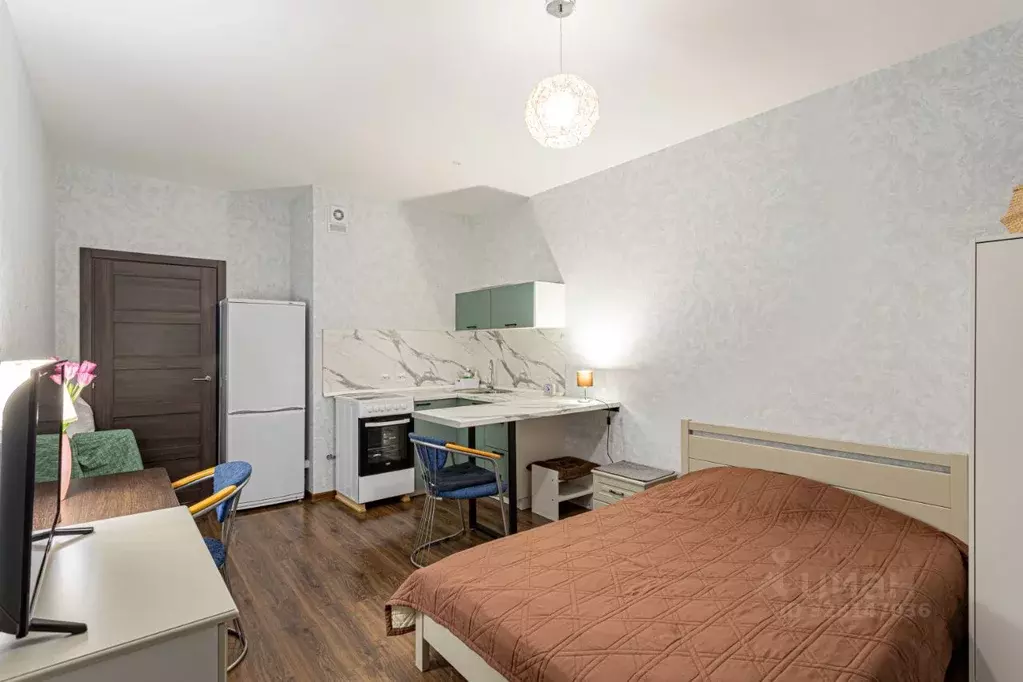 Студия Ленинградская область, Мурино Всеволожский район, бул. ... - Фото 1