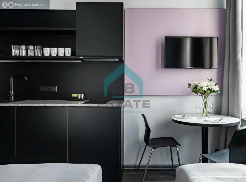 Квартира-студия: Санкт-Петербург, Лермонтовский проспект, 50 (12.9 м) - Фото 2