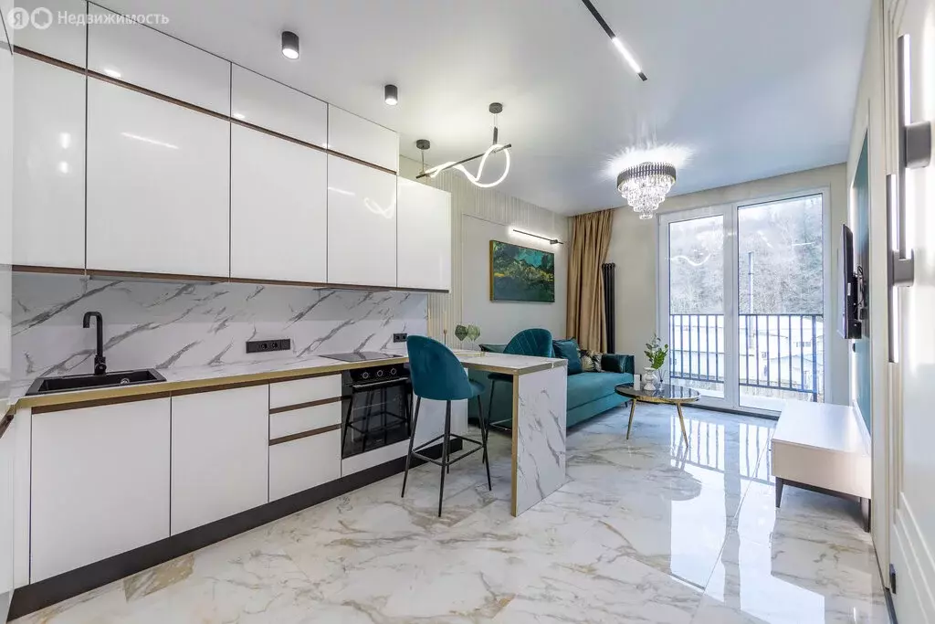 1-комнатная квартира: посёлок городского типа Дагомыс, ЖК Чайные Холмы ... - Фото 2