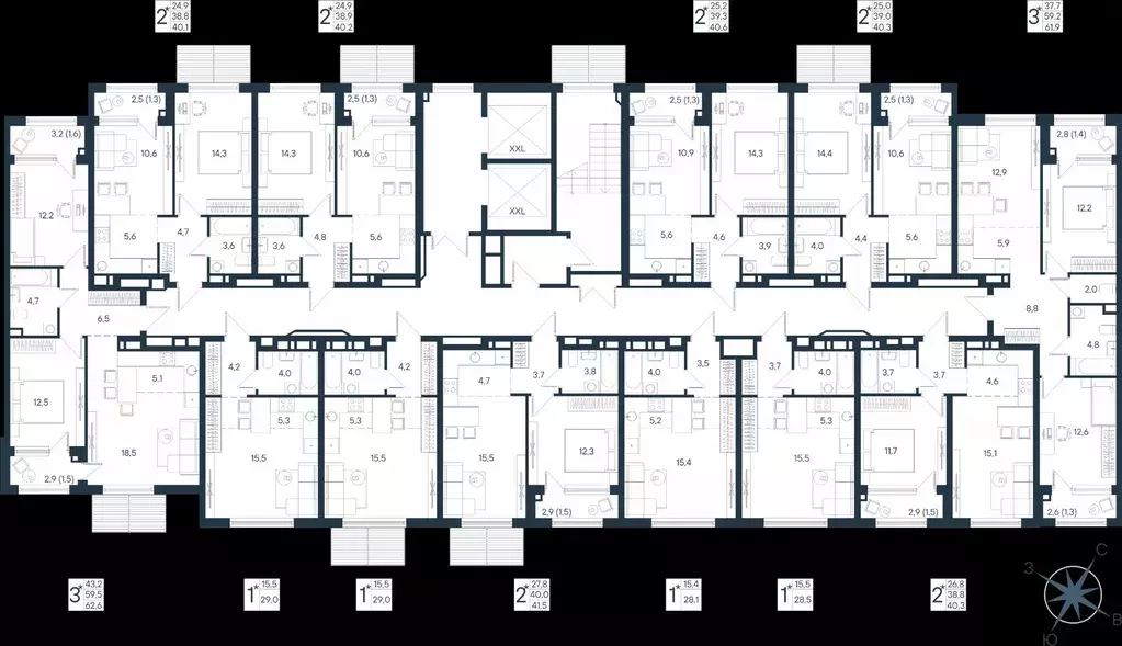 Студия Пермский край, Пермь ул. Космонавта Беляева, 17 (28.5 м) - Фото 1