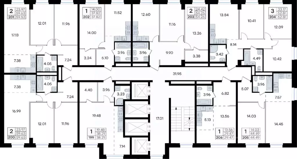1-к кв. Приморский край, Владивосток ул. Тухачевского, 80 (44.49 м) - Фото 2