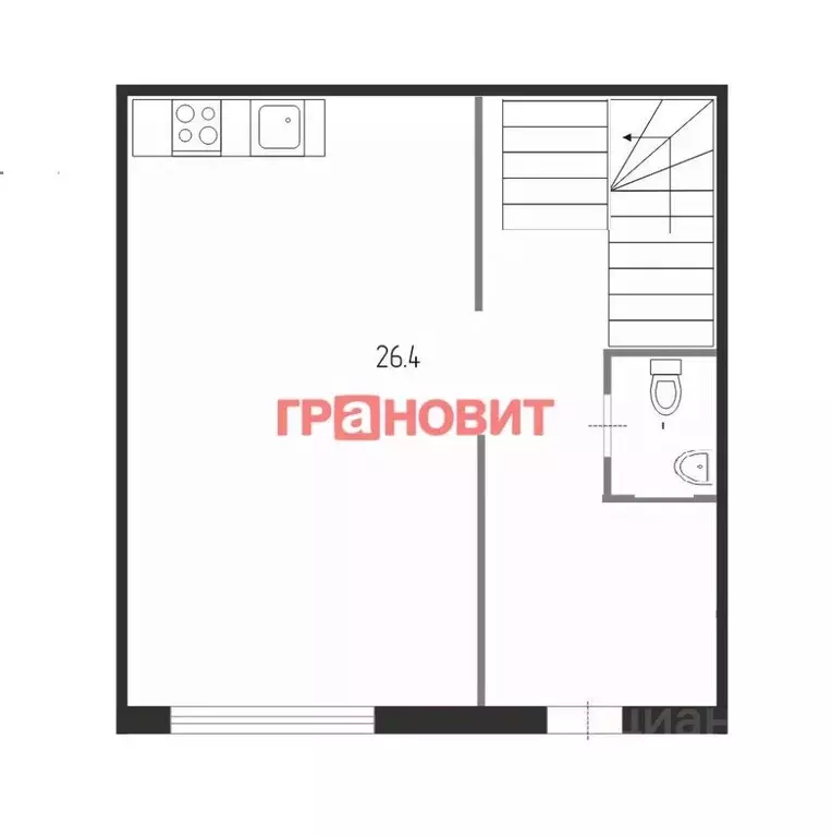 2-к кв. Новосибирская область, Новосибирский район, Мичуринский ... - Фото 2