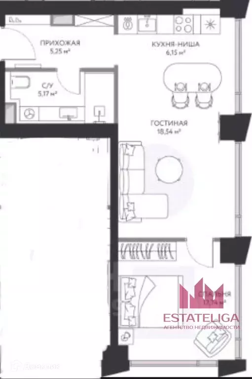 Продаётся 2-к квартира, 49 м - Фото 1
