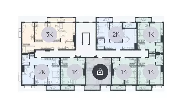 1-к кв. Калининградская область, Гурьевский муниципальный округ, пос. ... - Фото 2