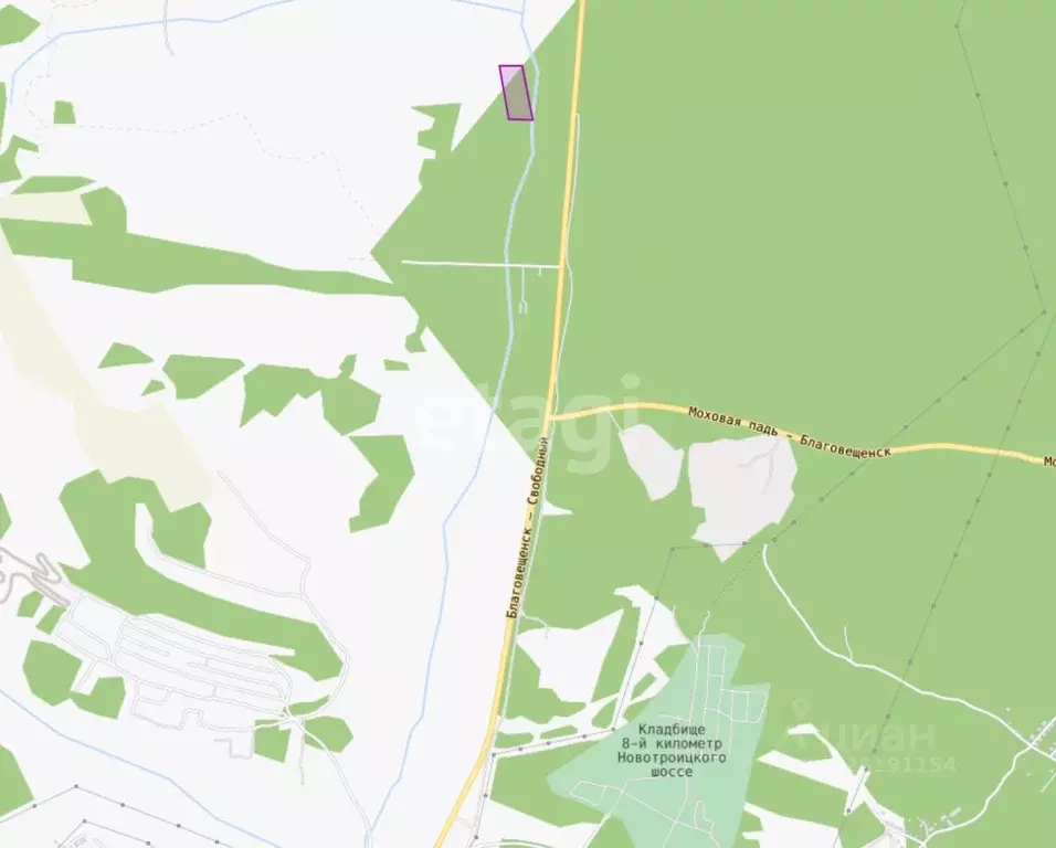 Участок в Амурская область, Благовещенск  (350.0 сот.) - Фото 1