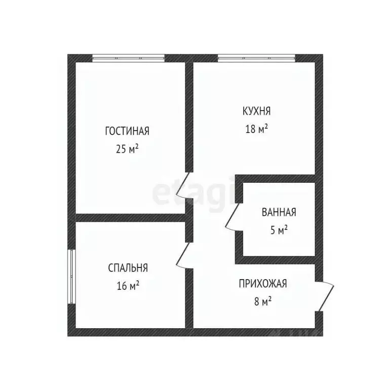 2-к кв. Дагестан, Махачкала туп. 2-й Сергокалинский, 6к2 (72.0 м) - Фото 1