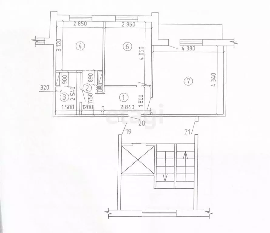 2-комнатная квартира: Абакан, улица Ивана Ярыгина, 58 (51 м) - Фото 1