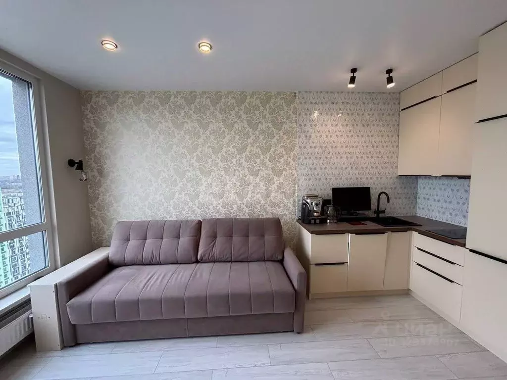 Студия Москва Производственная ул., 17 (21.6 м) - Фото 1