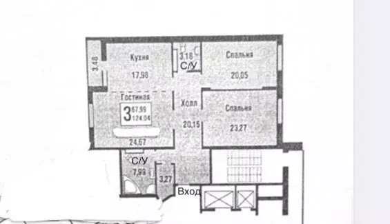 4-к кв. Москва ул. Татьянин Парк, 16к3 (124.0 м) - Фото 1