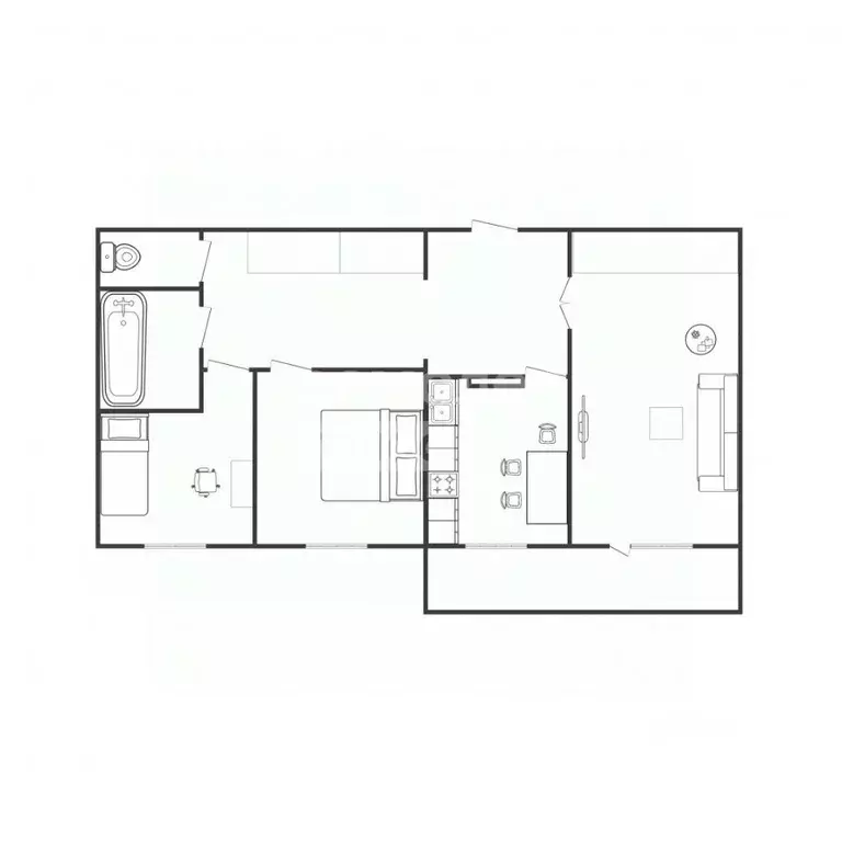 3-к кв. Липецкая область, Липецк 9-й мкр, 7 (65.0 м) - Фото 2