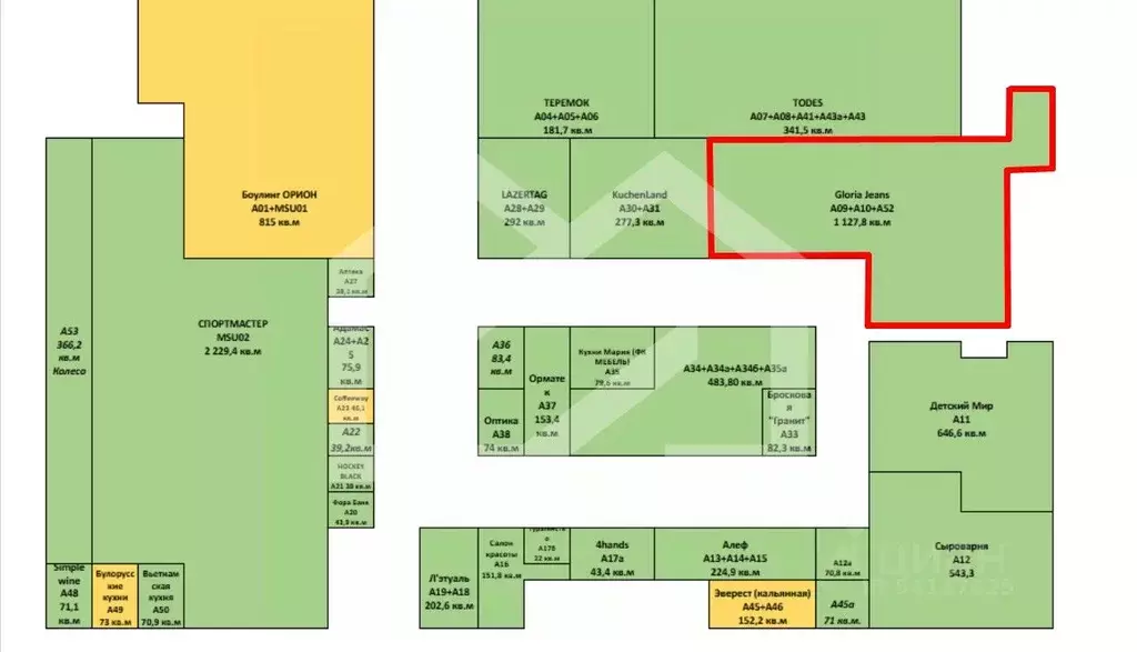 Помещение свободного назначения в Москва Дубравная ул., 51с1 (1128 м) - Фото 2