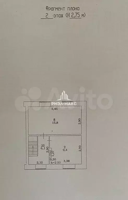 3-к. квартира, 67,1 м, 2/2 эт. - Фото 1